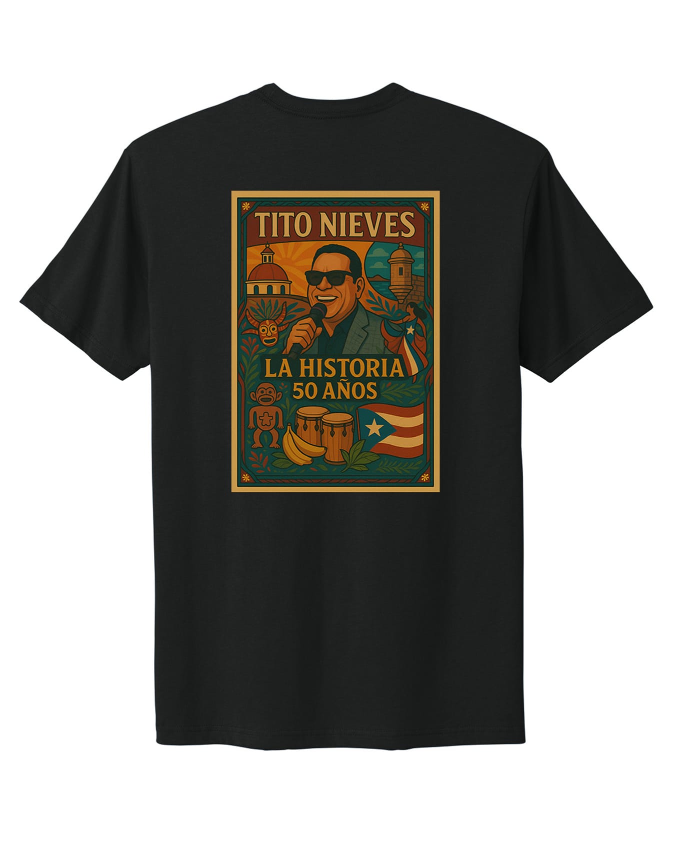 TSHIRT Negra Illustration PR
