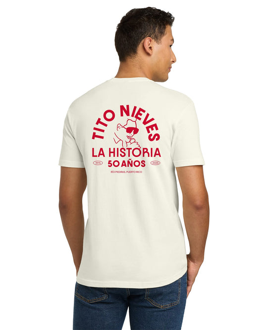 TSHIRT Beige Red PR
