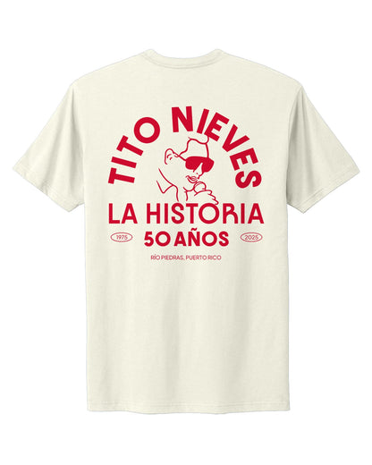TSHIRT Beige Red PR