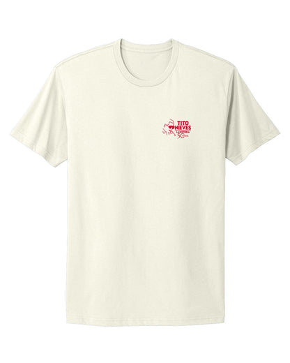 TSHIRT Beige Red PR